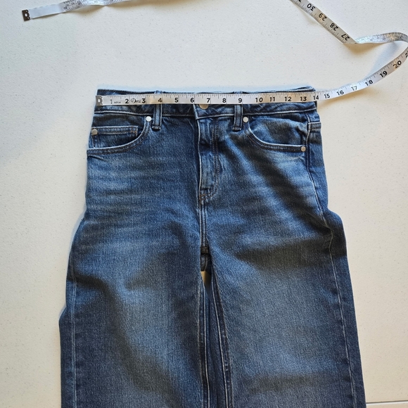 Quince Bella Stretch Relaxed Straight Jeans Atlanic Blue Women's 26X31 - Picture 6 of 10